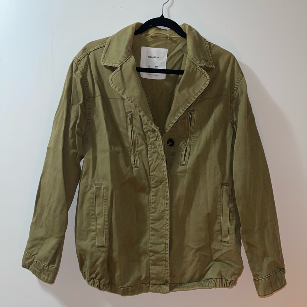 Bershka Olive Utility Jacket